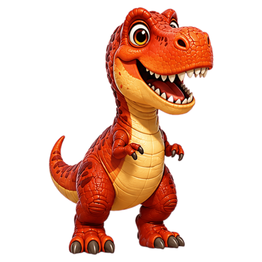 Tyrannosaurus Rex dinosaur flash card for kids